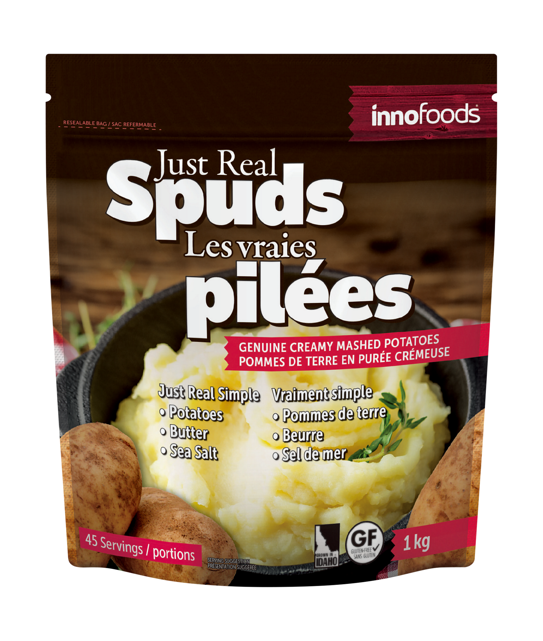 Just Real Spuds Mashed Potatoes, 1 kg - image 1