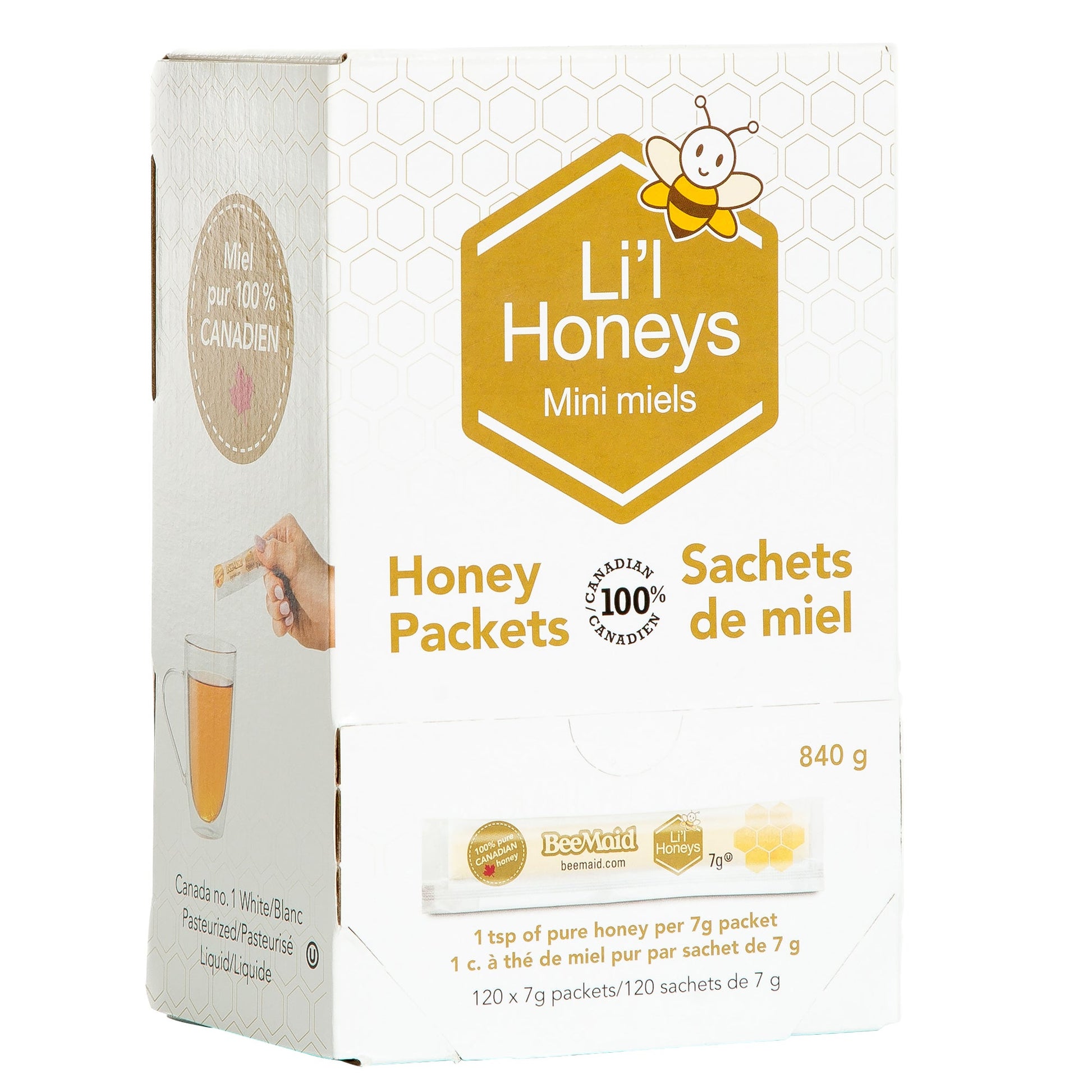 Li'l Honeys Honey Packets, 120 x 7g - image 1