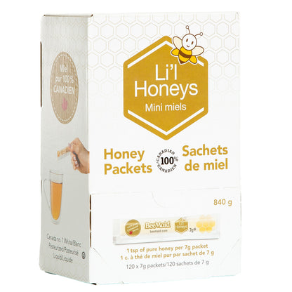 Li'l Honeys Honey Packets, 120 x 7g - image 1