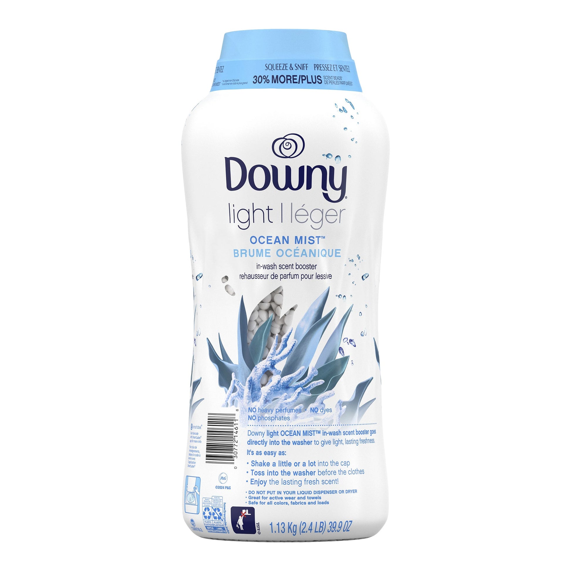 Downy Light - Ocean Mist In-wash Scent Booster, 1131 g - image 1