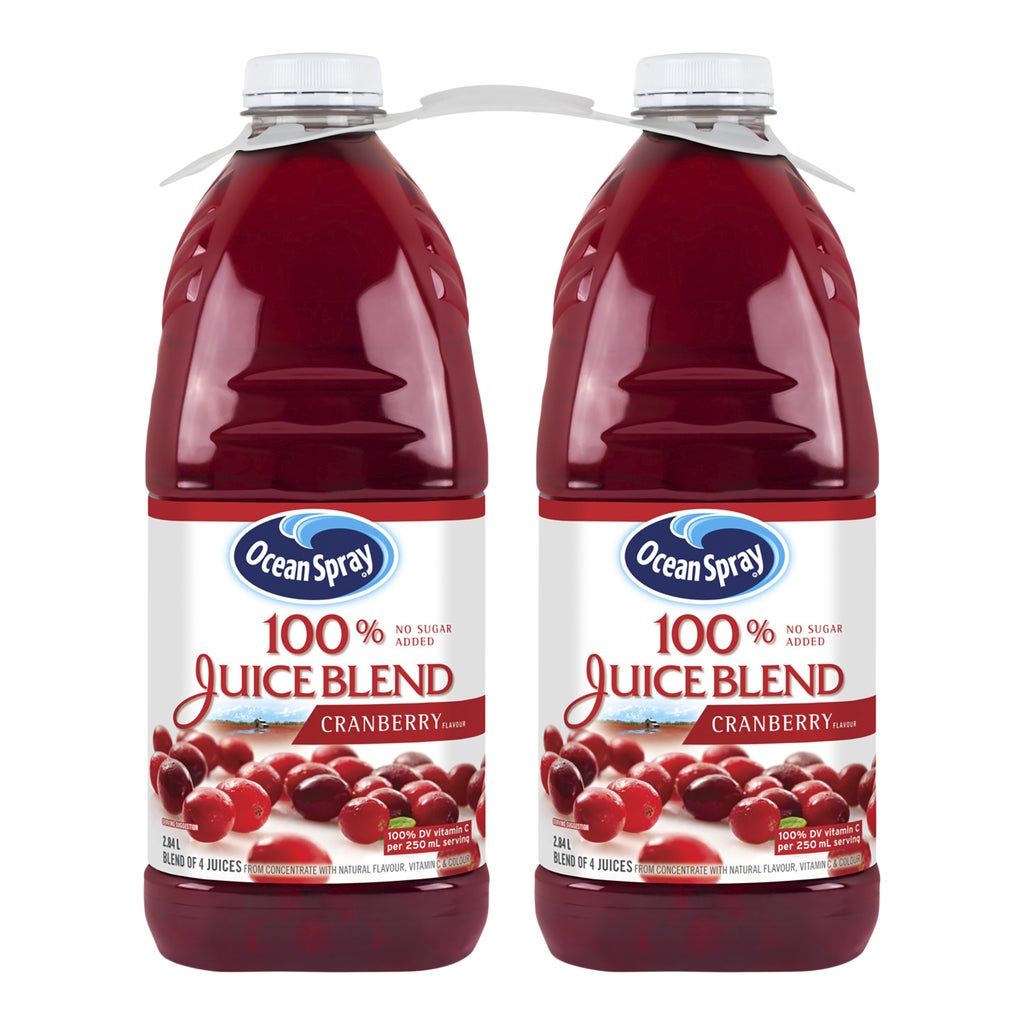 Ocean Spray 100% Juice Blend Cranberry 2 x 2.83 L — image 1