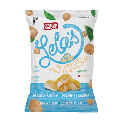 Covered Bridge - Lela's Chickpea Chips, Mixed Pack, 8 × 120 g - image 2