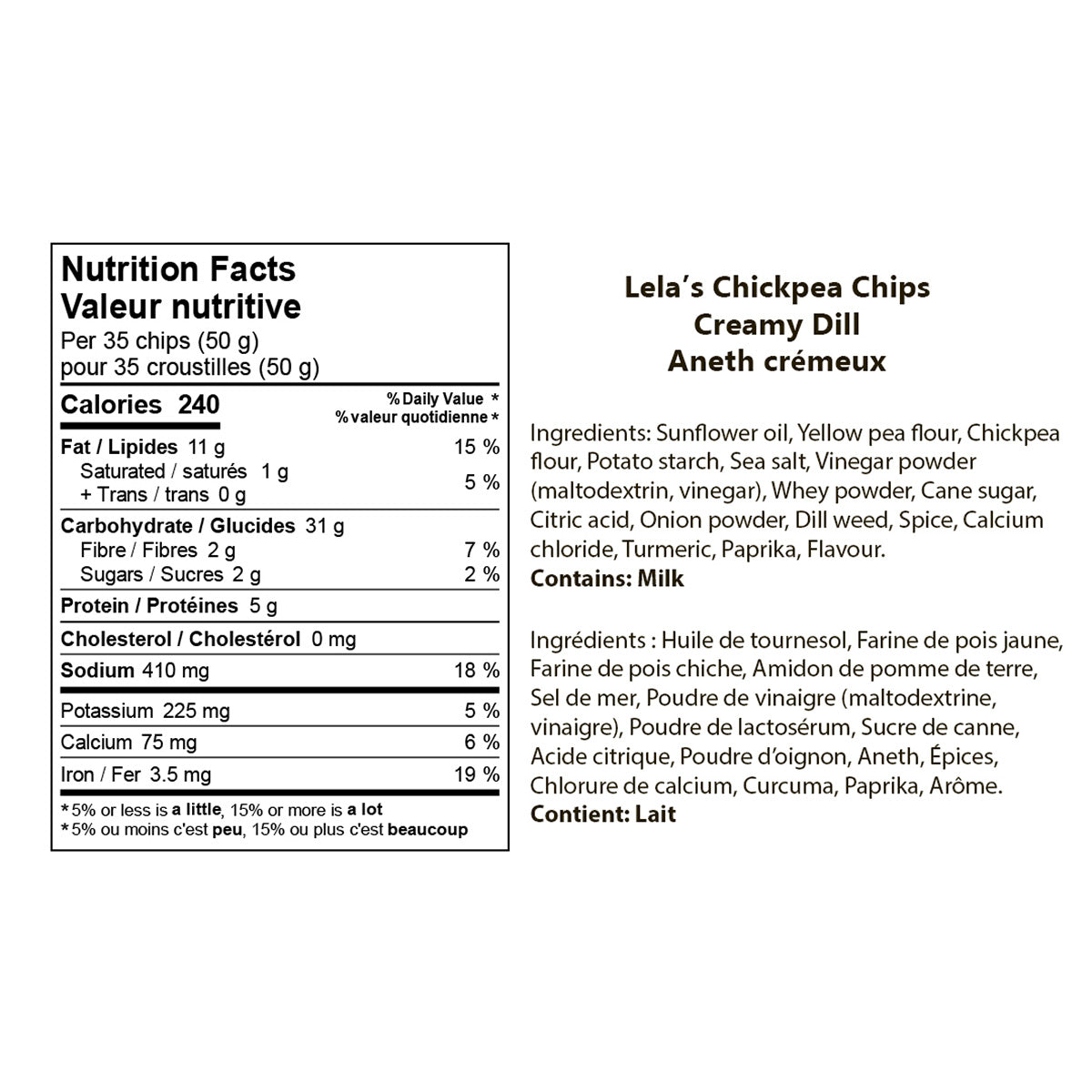 Covered Bridge - Lela's Chickpea Chips, Mixed Pack, 8 × 120 g - image 8