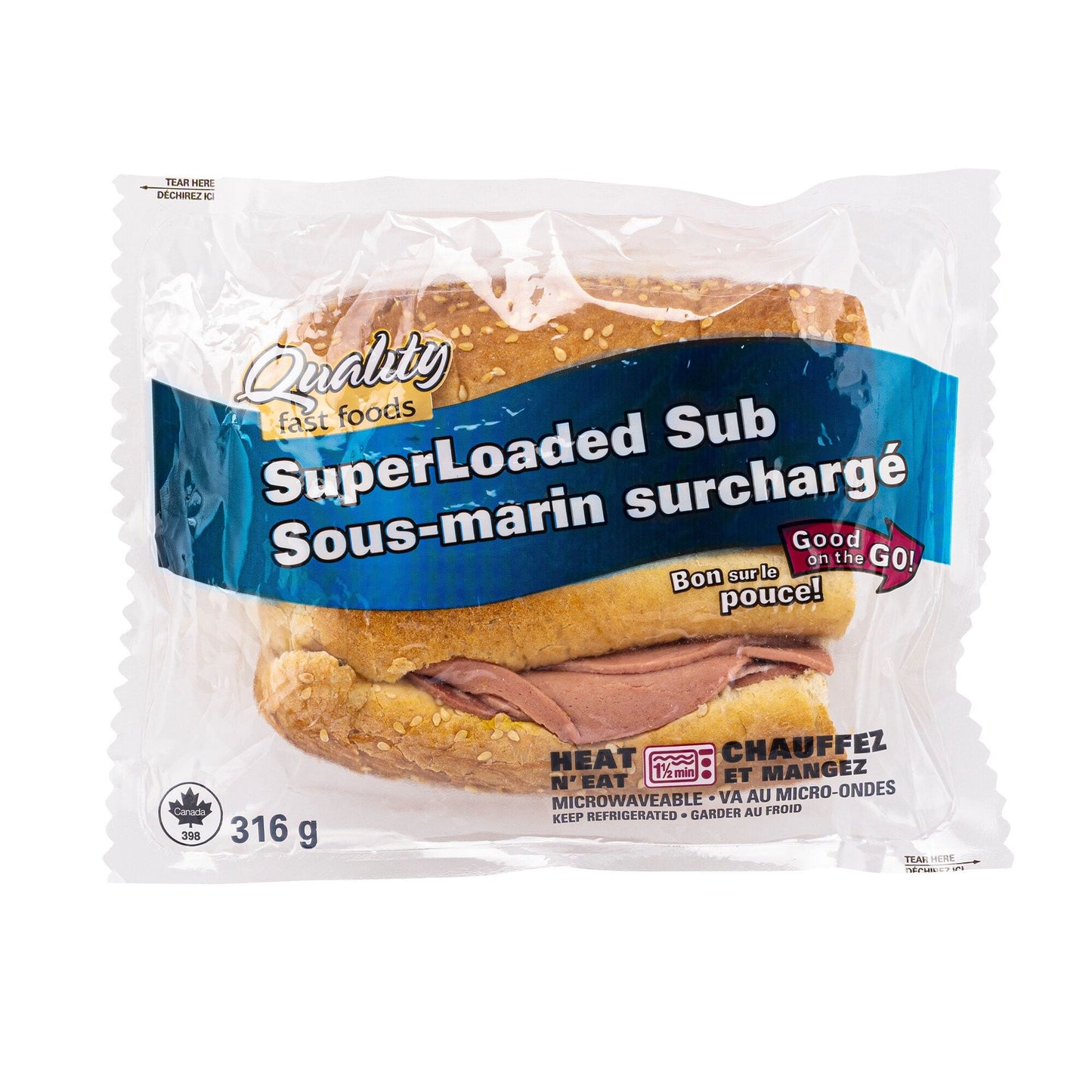 Quality Fast Food SuperLoaded Sub, 12 × 316 g - image 1