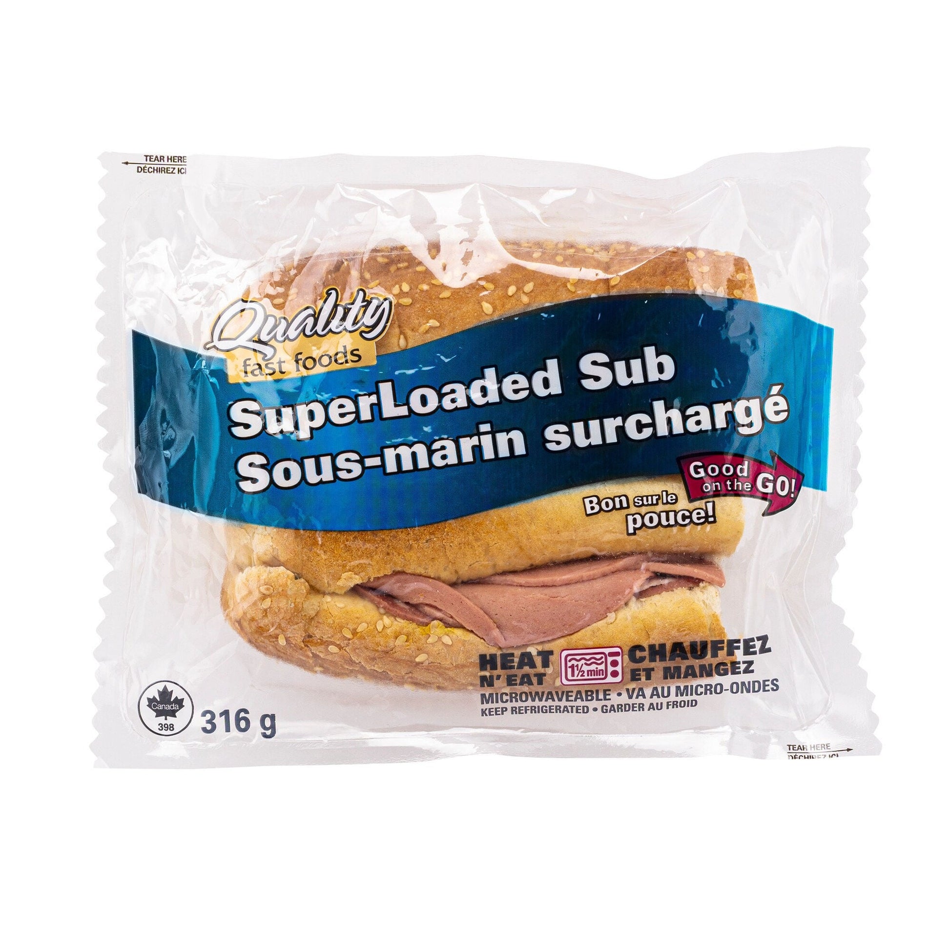 Quality Fast Food SuperLoaded Sub, 12 × 316 g - image 1
