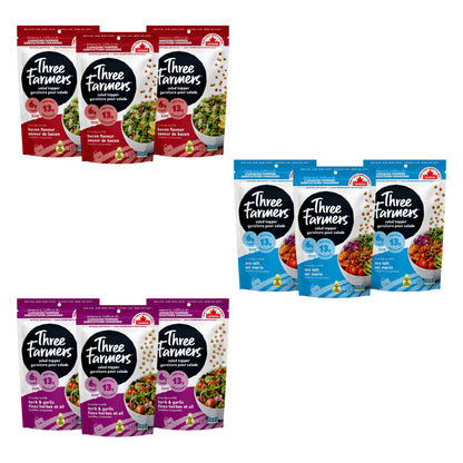 Three Farmers Crunchy Lentil Topper, 9 × 140 g - image 1