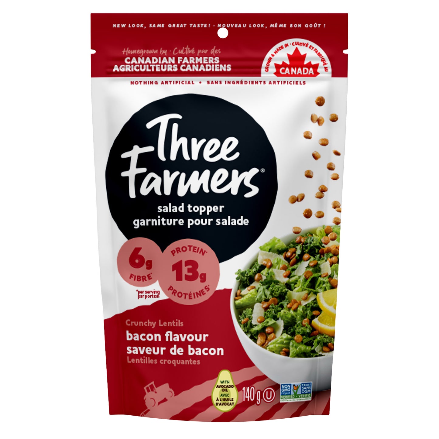 Three Farmers Crunchy Lentil Topper, 9 × 140 g - image 3