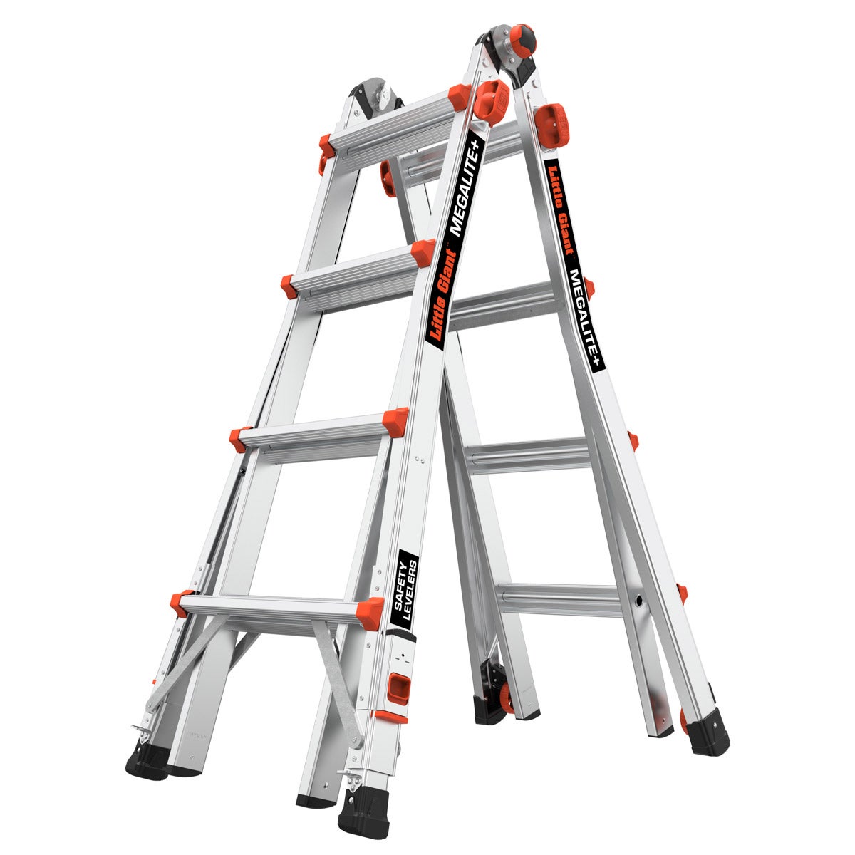 Little Giant MegaLite + Multi-use Ladder M18 Type1A Aluminum with Safety Levelers - image 1