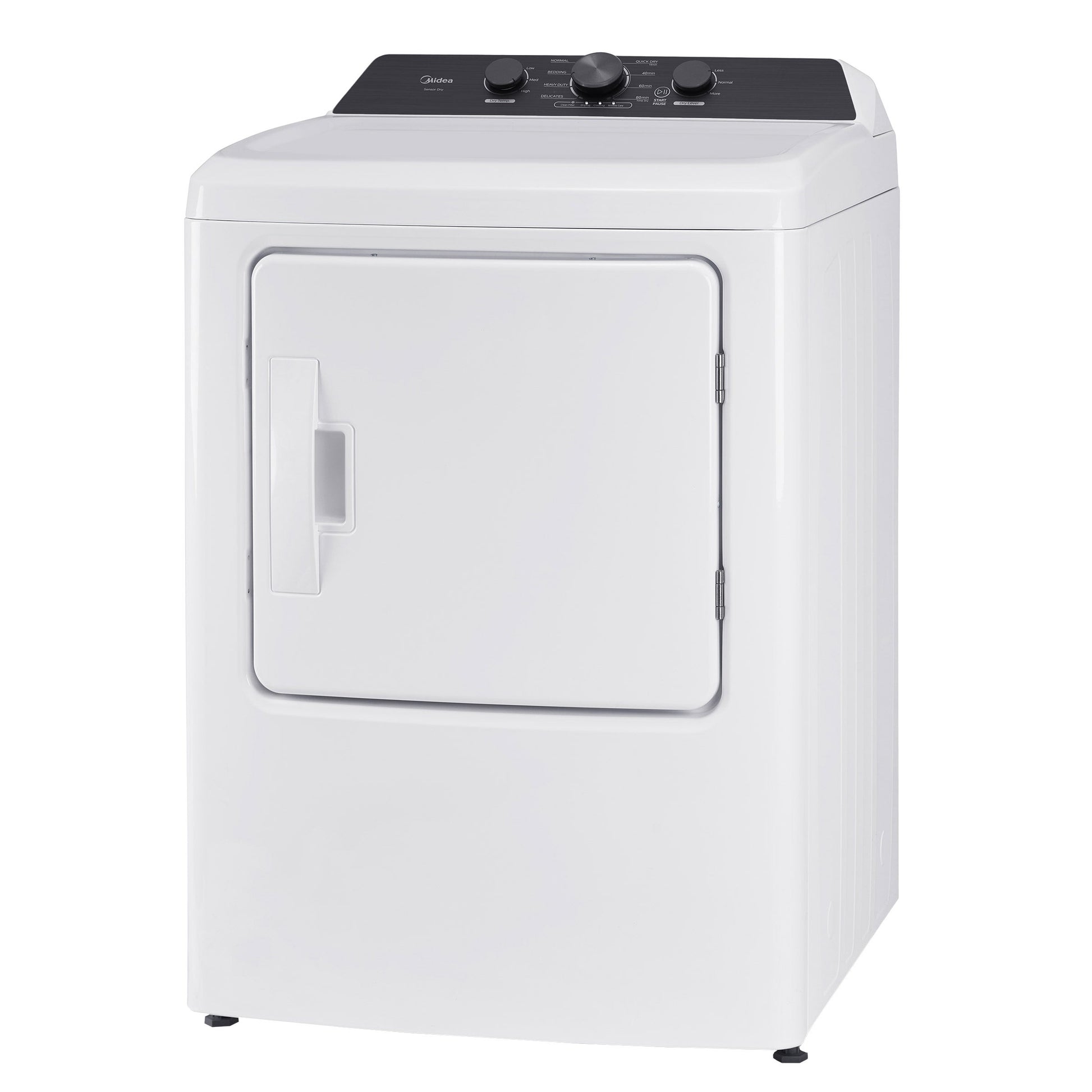 Midea 27 in. 7 cu. ft. White Electric Dryer with Wrinkle-Free Perfection - image 1