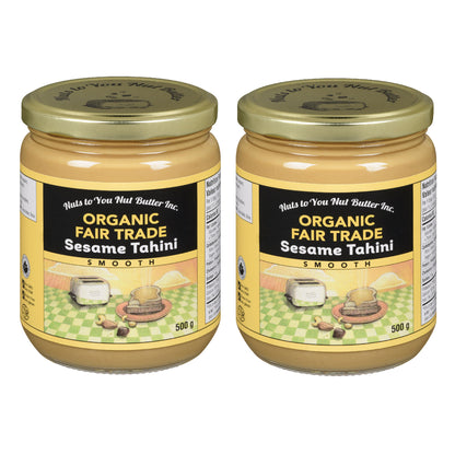 Nuts to You Organic Smooth Sesame Tahini, 2 × 500 g - image 1