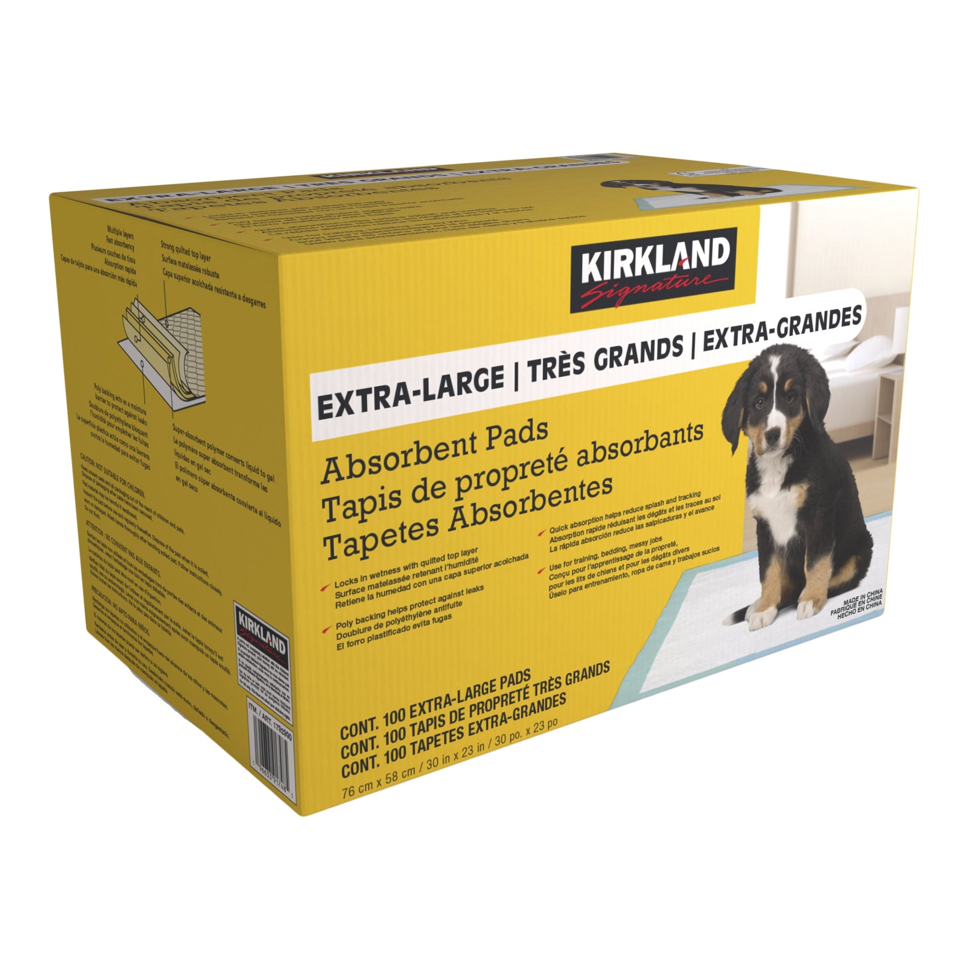 Kirkland Signature Absorbent Multipurpose Pads, 100-count - image 1