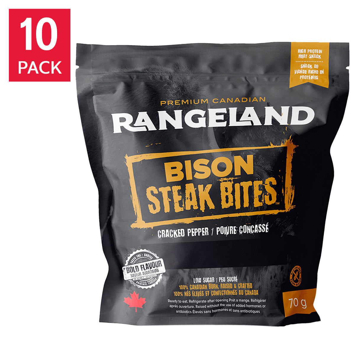 Rangeland Bison Bites, 10 × 70 g - image 1