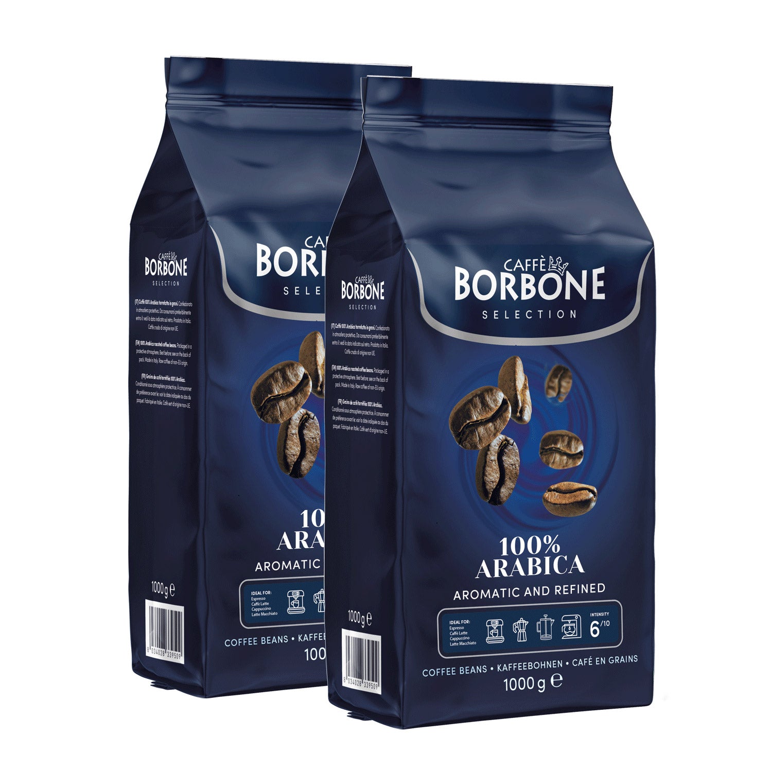 Caffè Borbone 100% Arabica Whole Coffee Beans, 2 × 1 kg - image 1