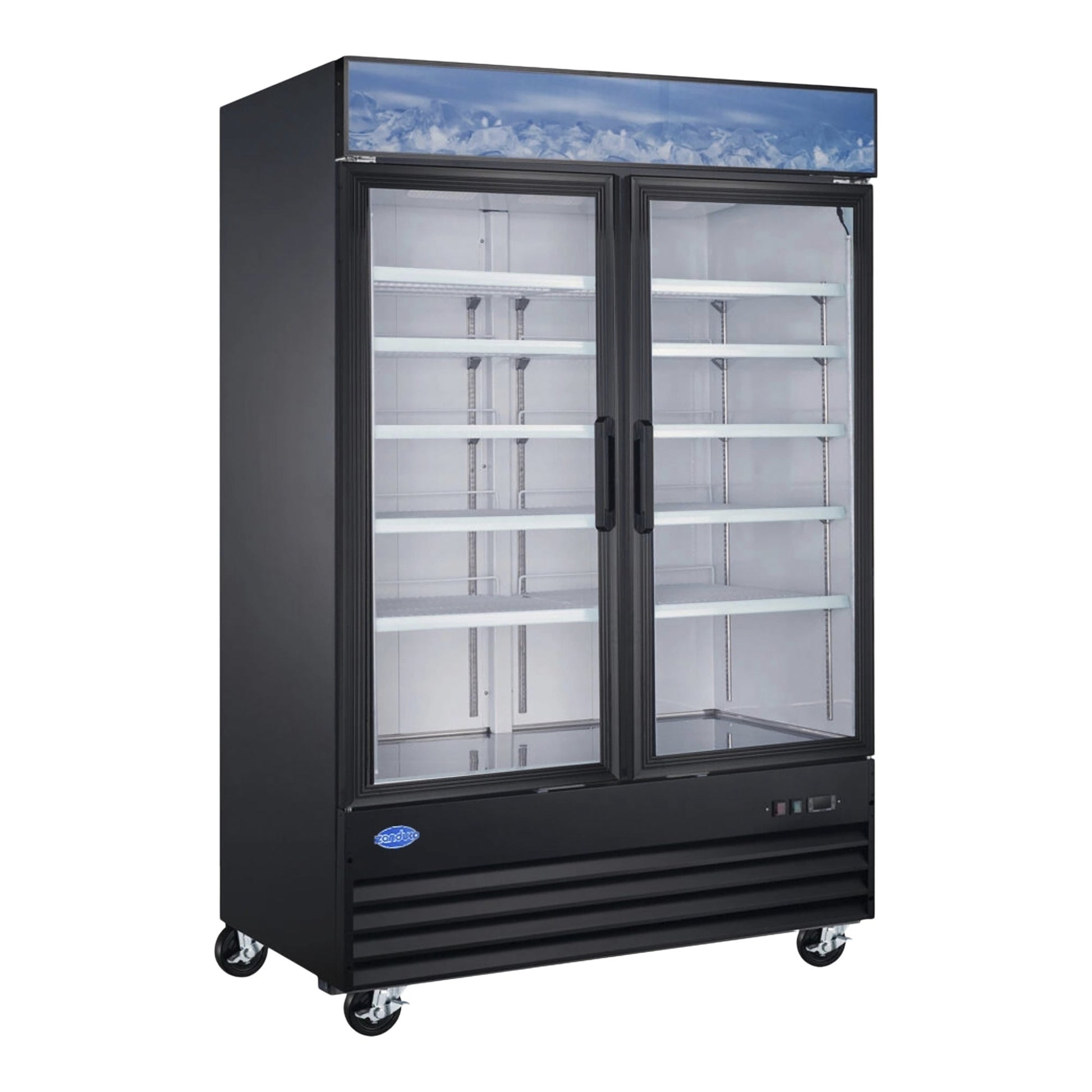 Zanduco 44.8 ft³ Commercial 2 Glass Door Refrigerator - image 1