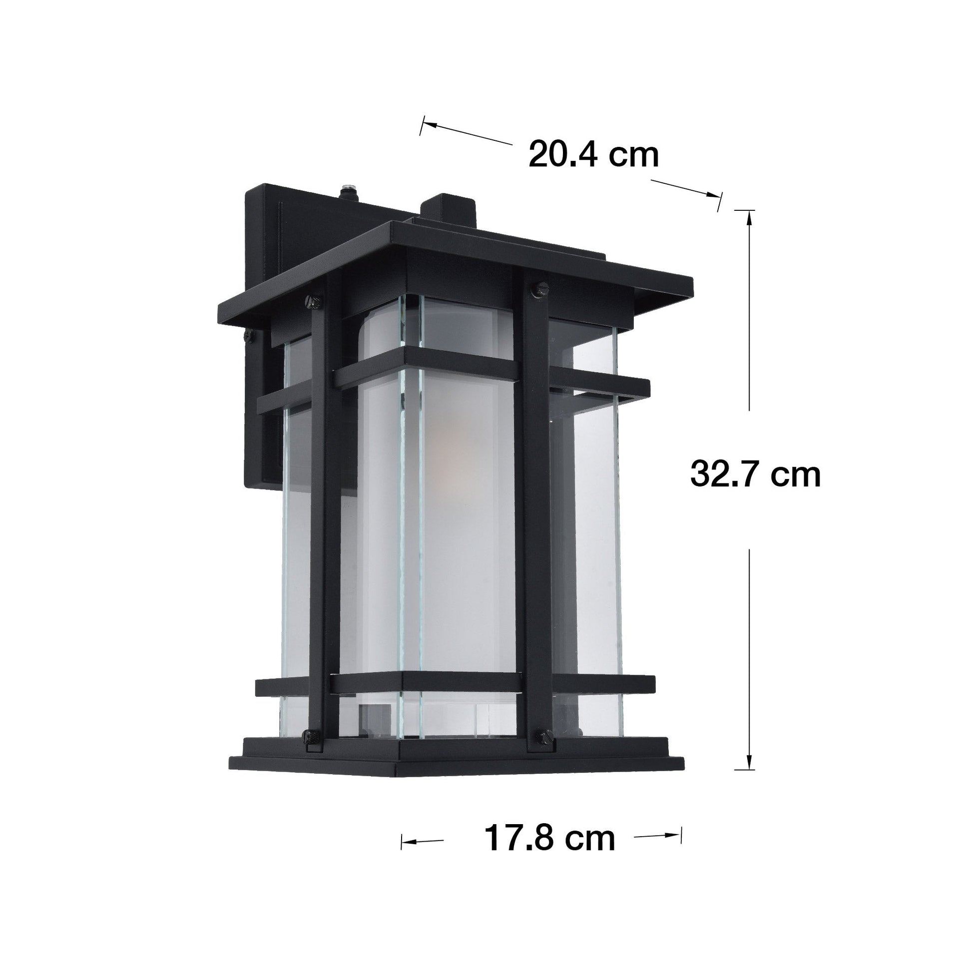 LUTEC Craftsman Style Outdoor LED Wall Lantern - image 1