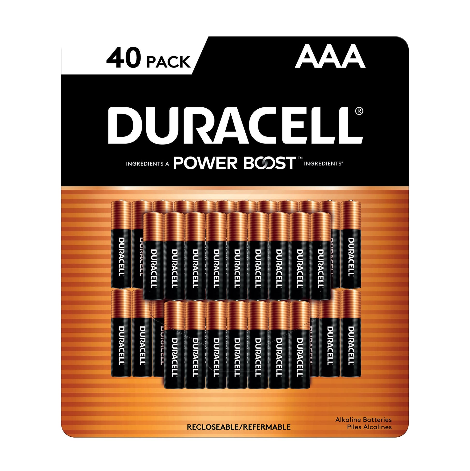 Duracell Power Boost AAA Batteries, Pack of 40 - image 1