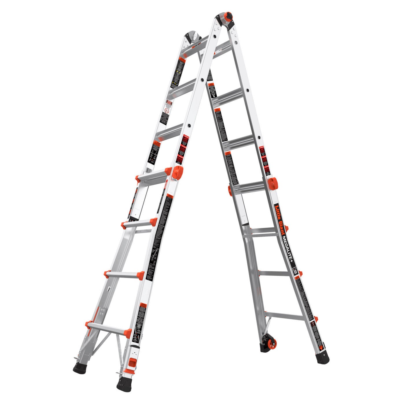 Little Giant MegaLite+ 18 ft. Multi-Position Aluminum Ladder With Levelers - image 2