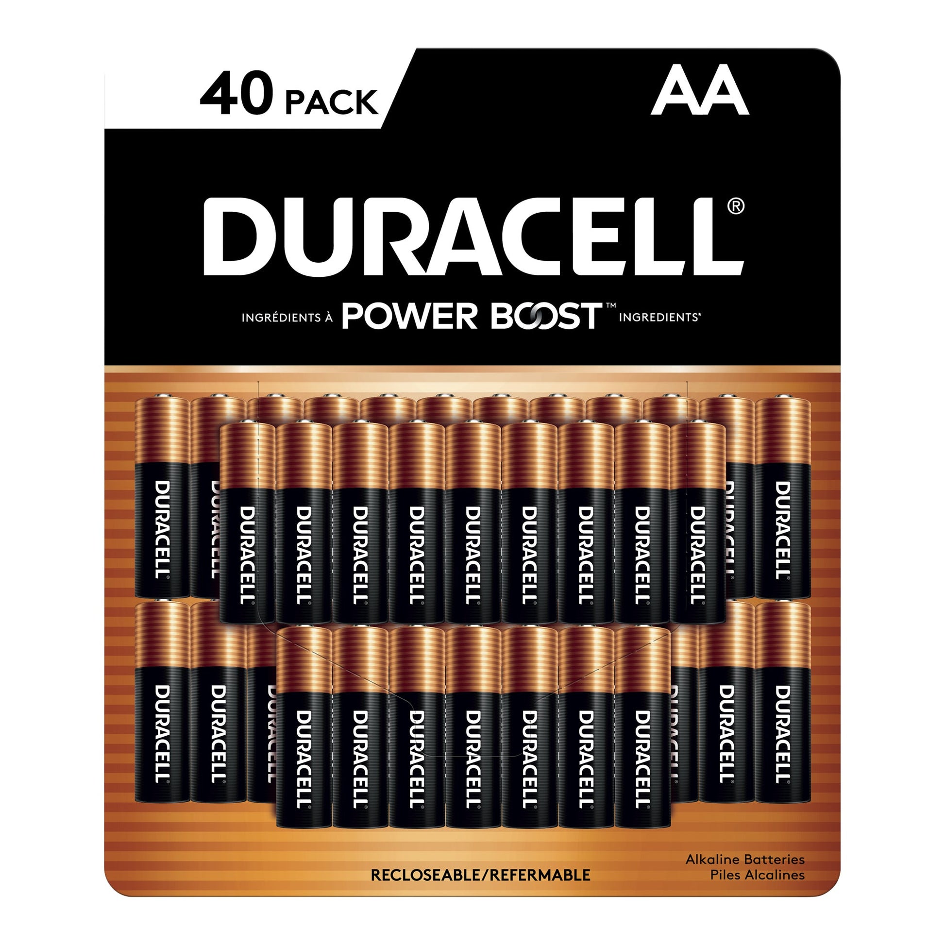 Duracell Power Boost AA Batteries, Pack of 40 - image 1