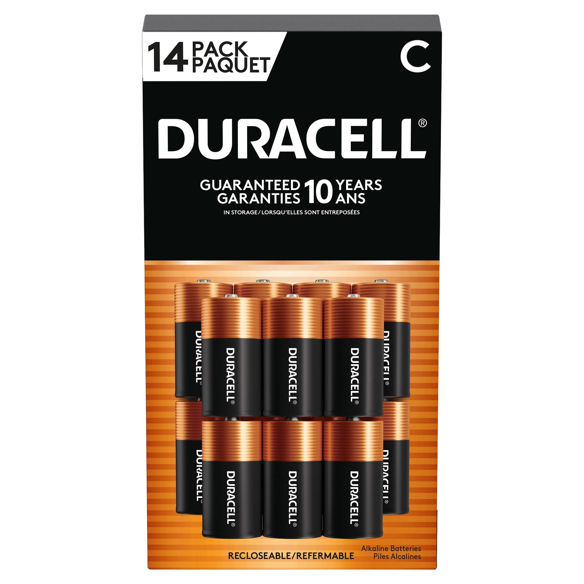 Duracell CopperTop C Batteries, 14-count - image 1