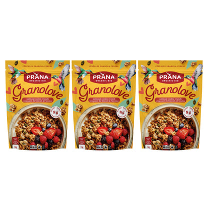 Prana Granolove Oatmeal Cookie Crunch Organic Granola, 3 × 1 kg - image 1