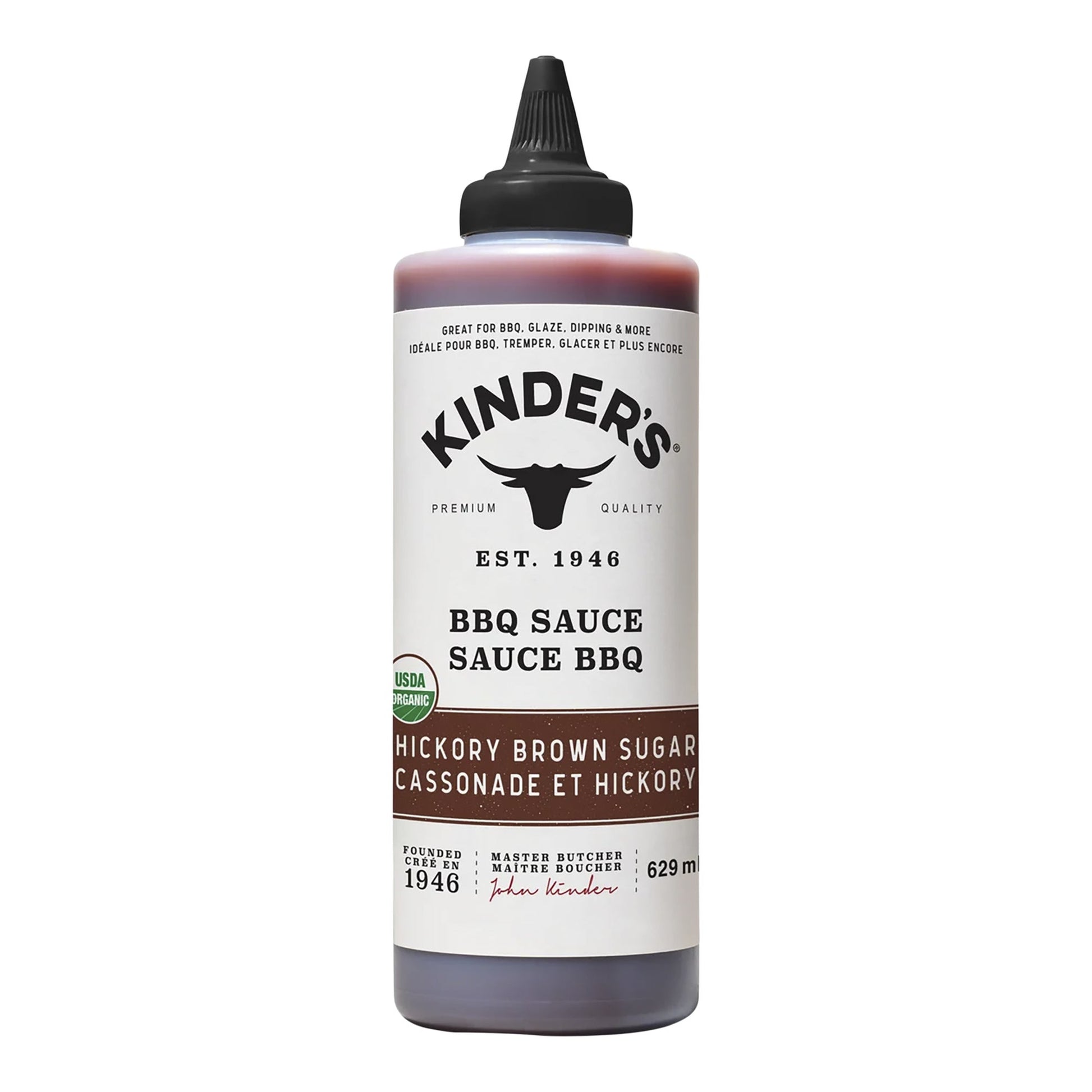 Kinder's Hickory Brown Sugar BBQ Sauce, 629 mL - image 1