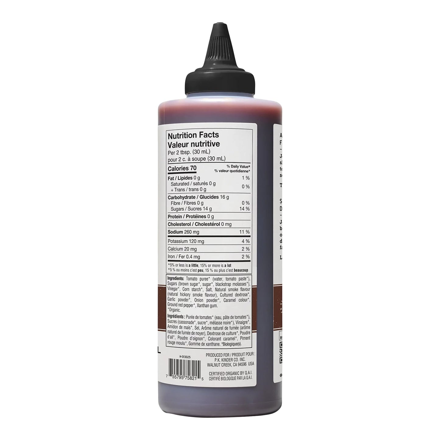 Kinder's Hickory Brown Sugar BBQ Sauce, 629 mL - image 2