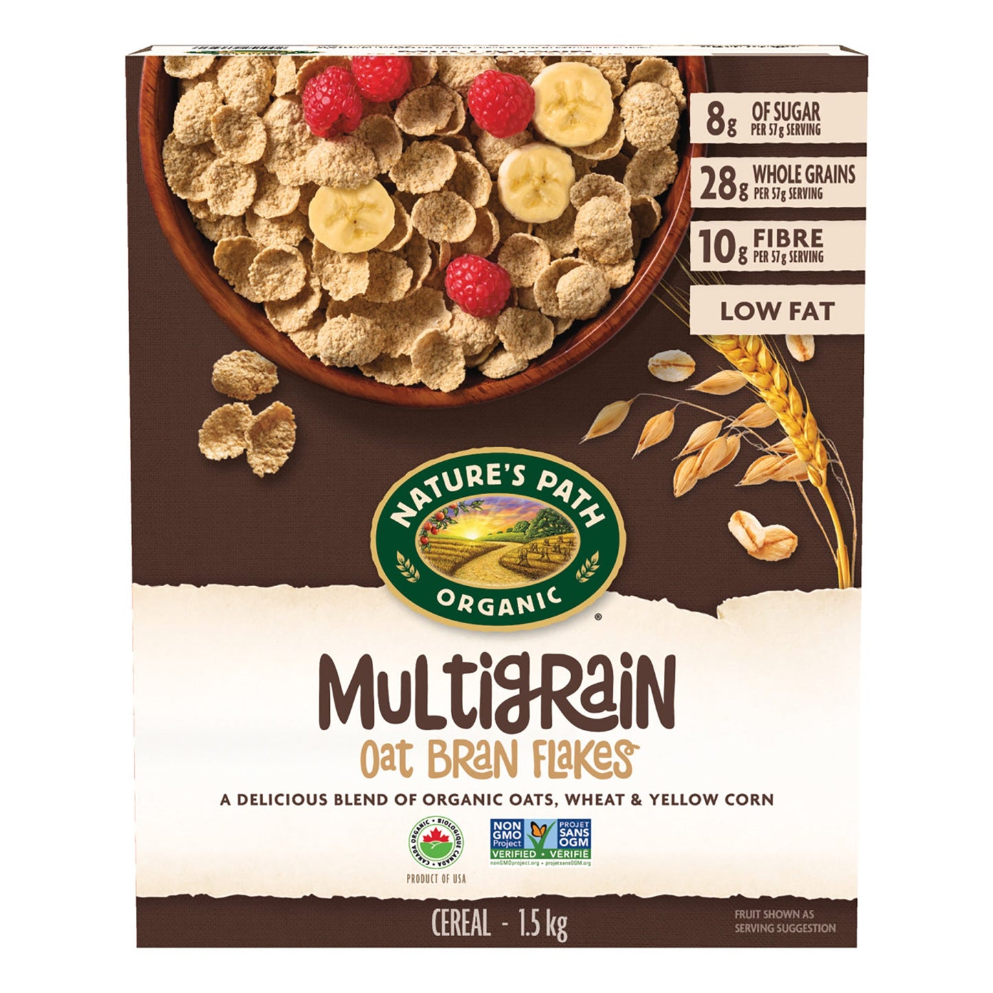 Nature's Path Multigrain Organic Cereal, 1.5 kg - image 1