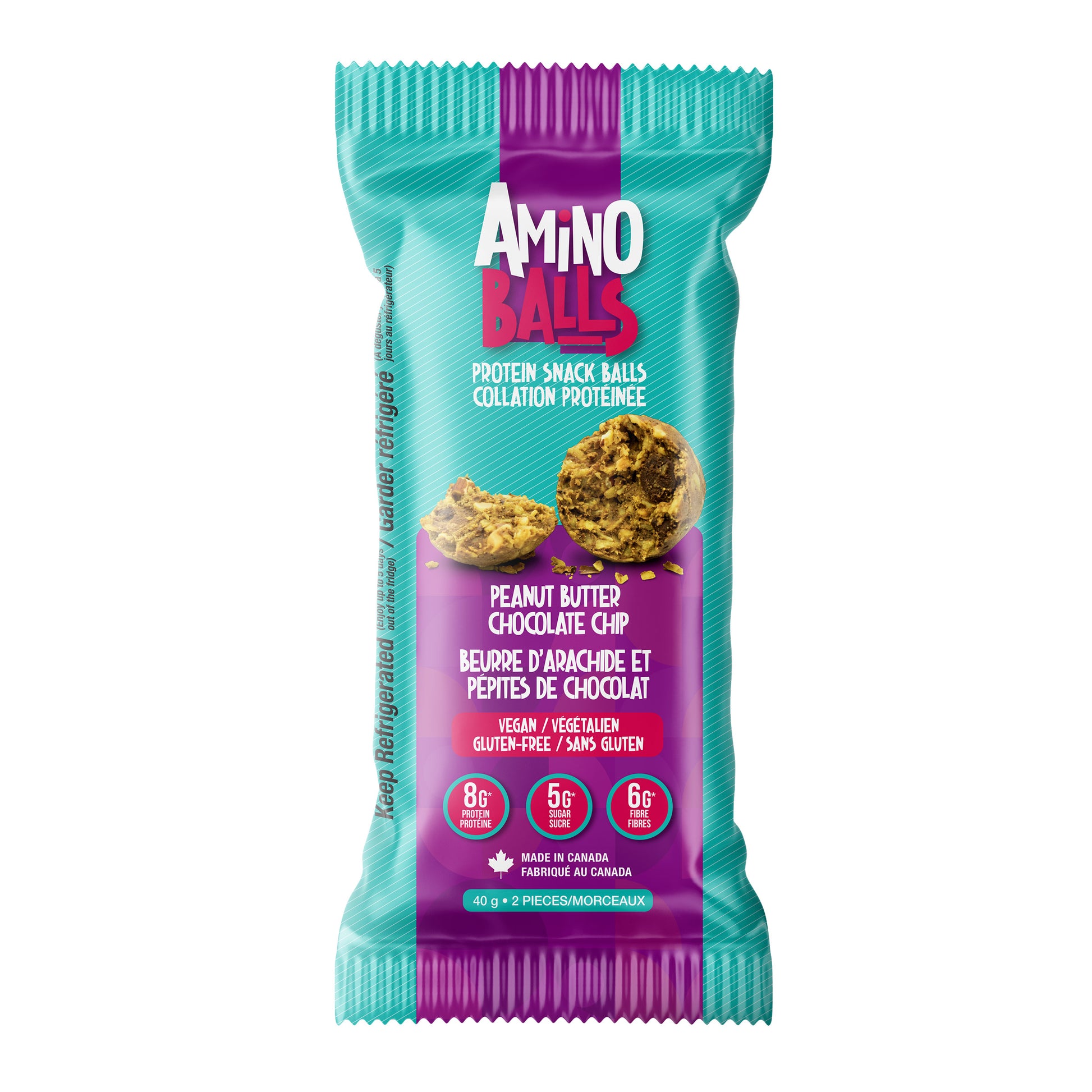 Amino Balls Vegan Protein Variety Pack, 36 × 40 g - image 2