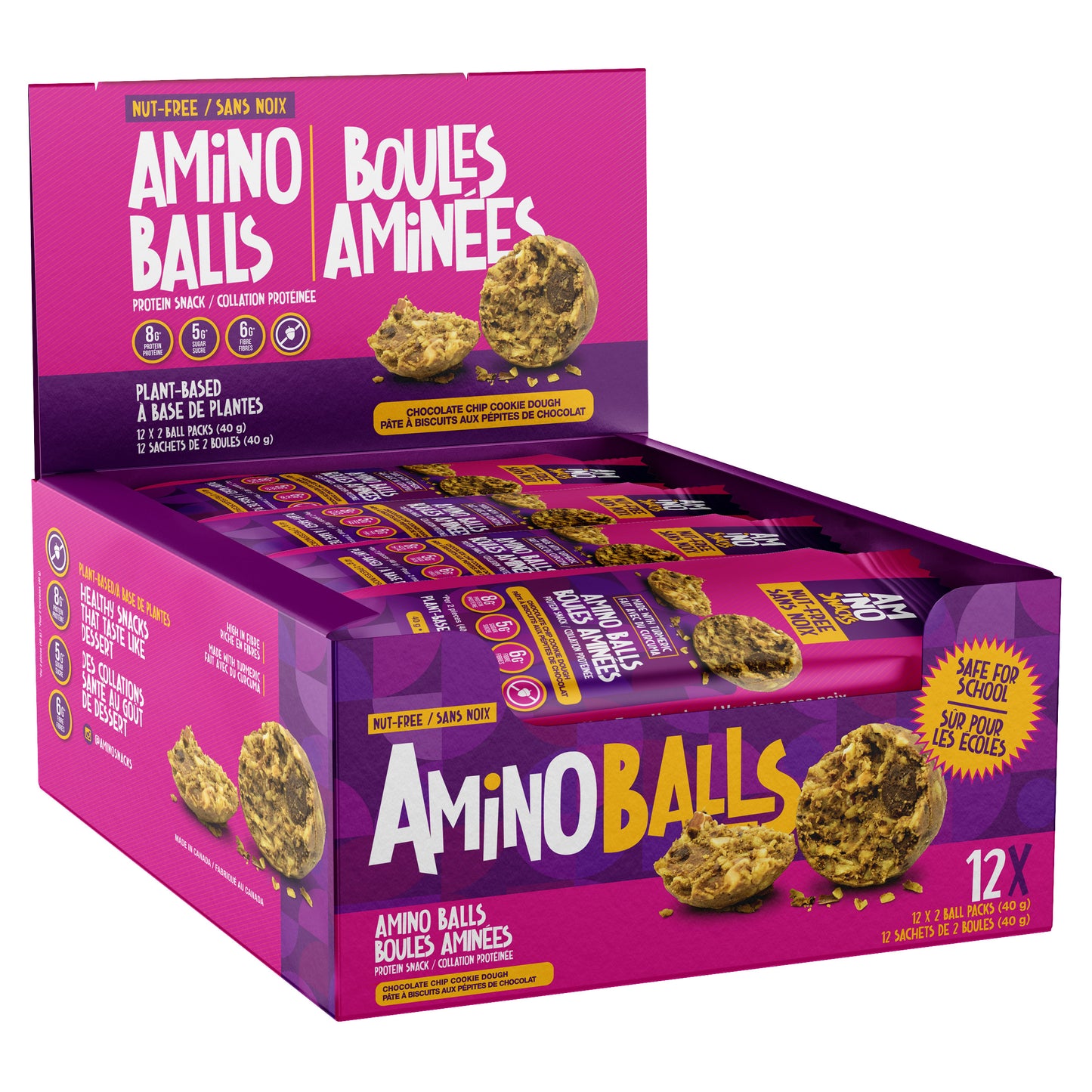 Amino Balls Nut-Free Variety Pack, 72 × 40 g - image 2