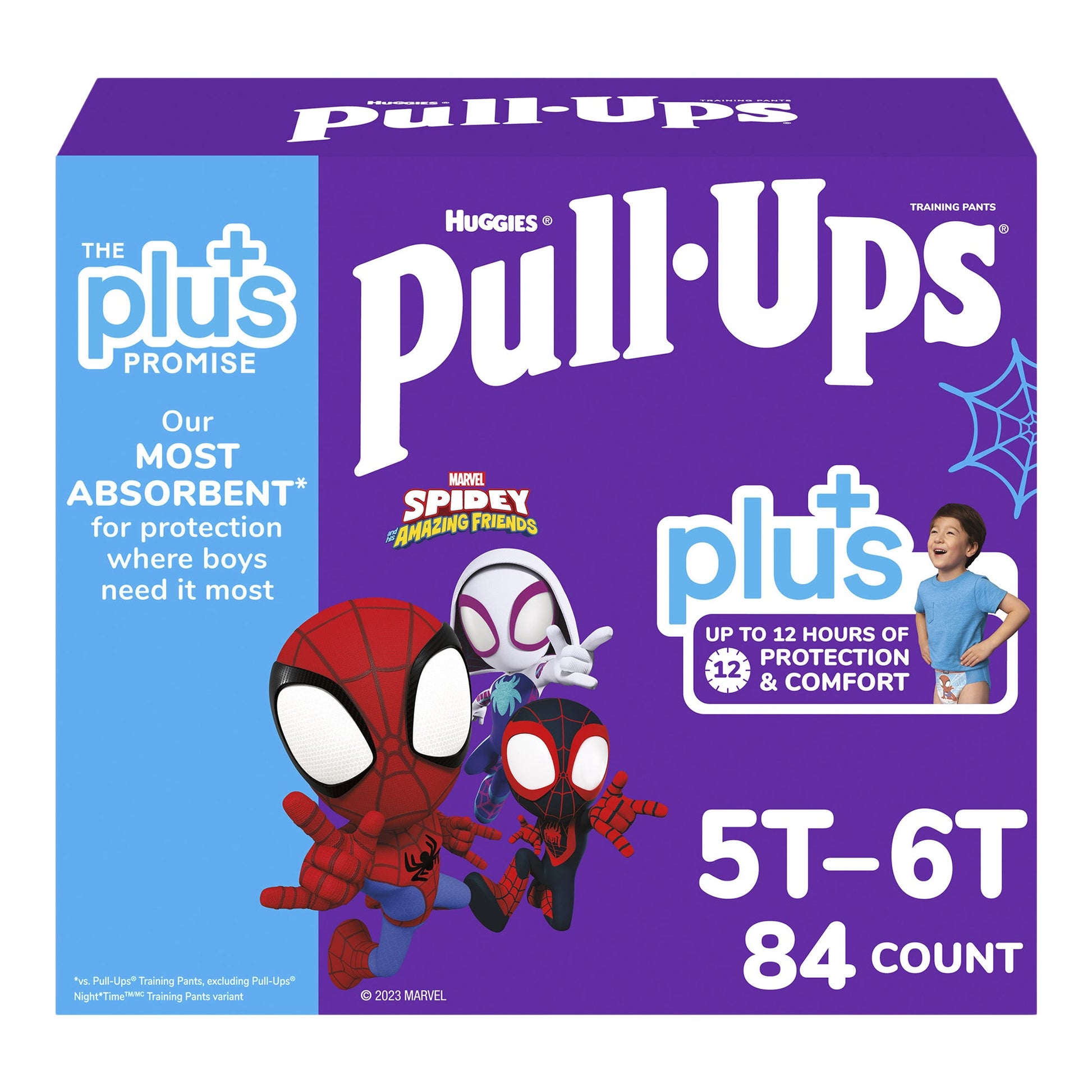 Huggies Pull-Ups Plus Training Pants, 5T - 6T Boy - image 1
