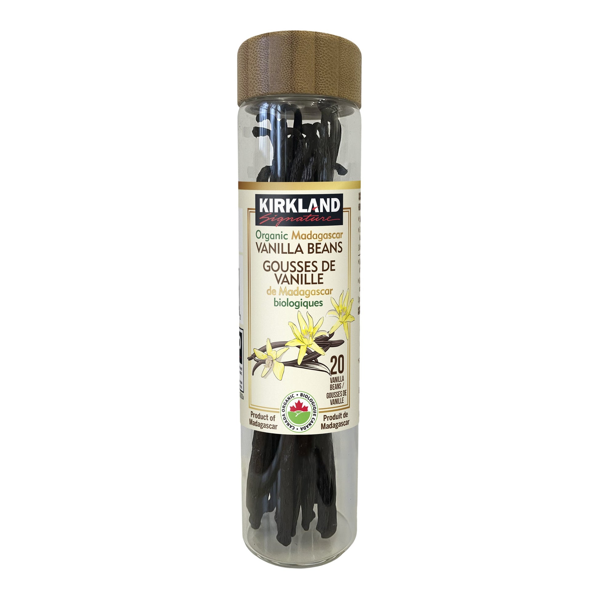 Kirkland Signature Organic Madagascar Vanilla Beans, 20 beans - image 1