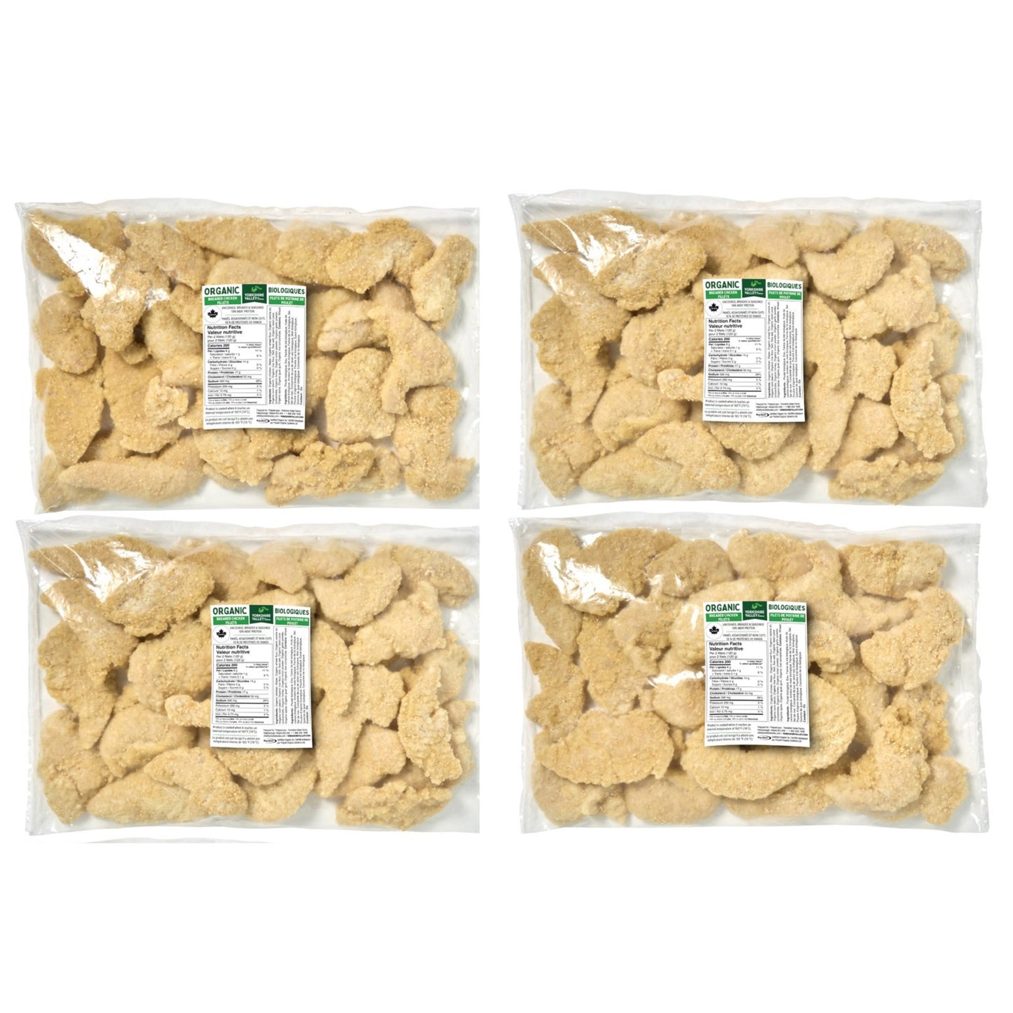Yorkshire Valley Farms Organic Breaded Chicken Breast Fillets, 4 × 2 kg - image 3