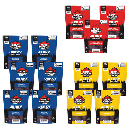 Great Canadian Meat Beef Jerky, Variety Pack, 13 × 68 g - image 1