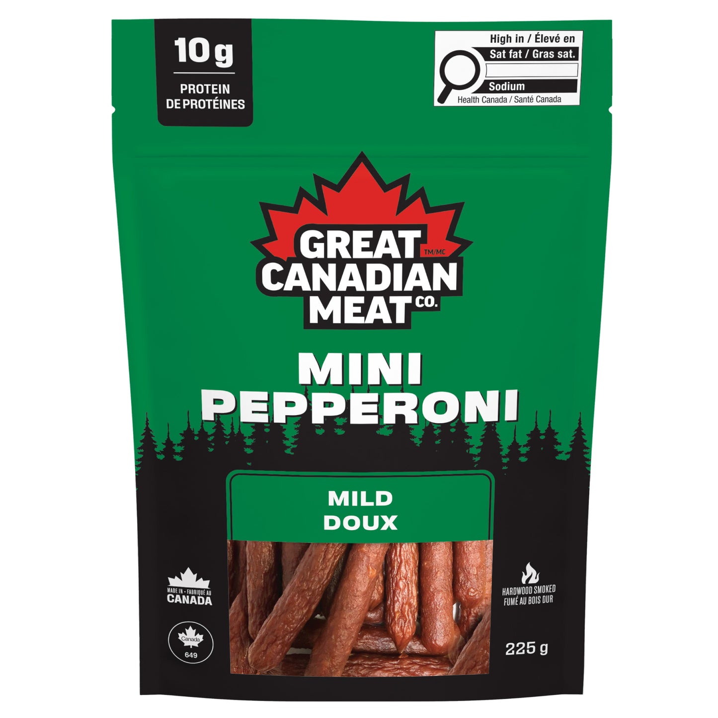 Great Canadian Meat Mini Pepperoni Sticks, Variety Pack, 5 × 225 g - image 2