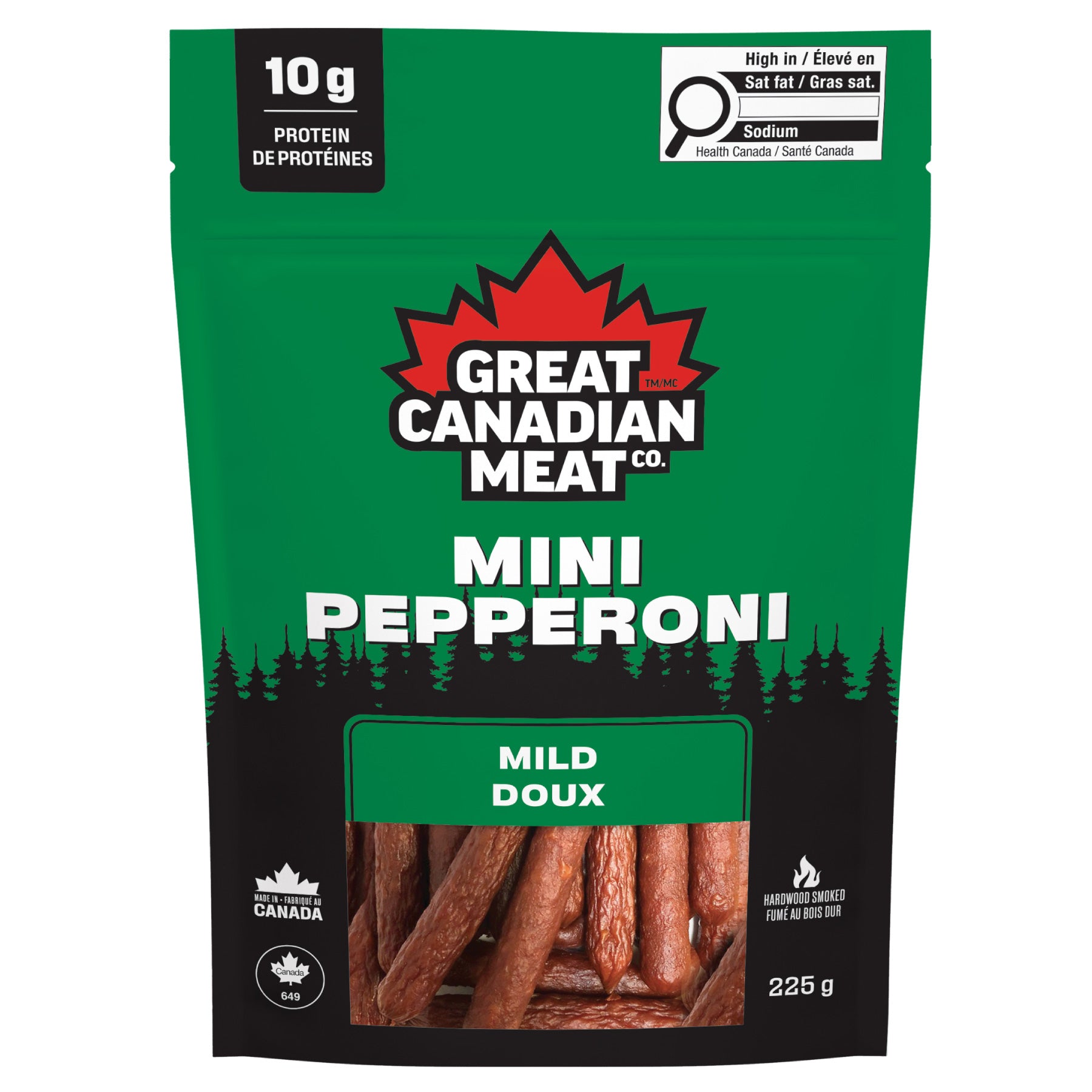 Great Canadian Meat Mini Pepperoni Sticks, Variety Pack, 5 × 225 g - image 2