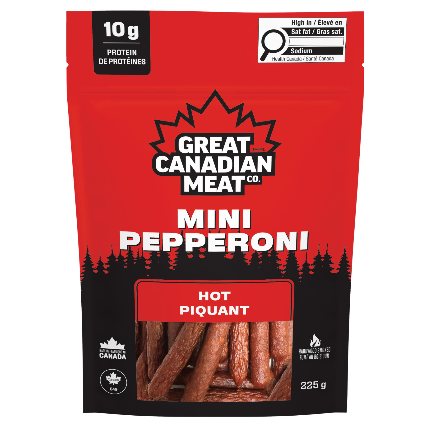 Great Canadian Meat Mini Pepperoni Sticks, Variety Pack, 5 × 225 g - image 3
