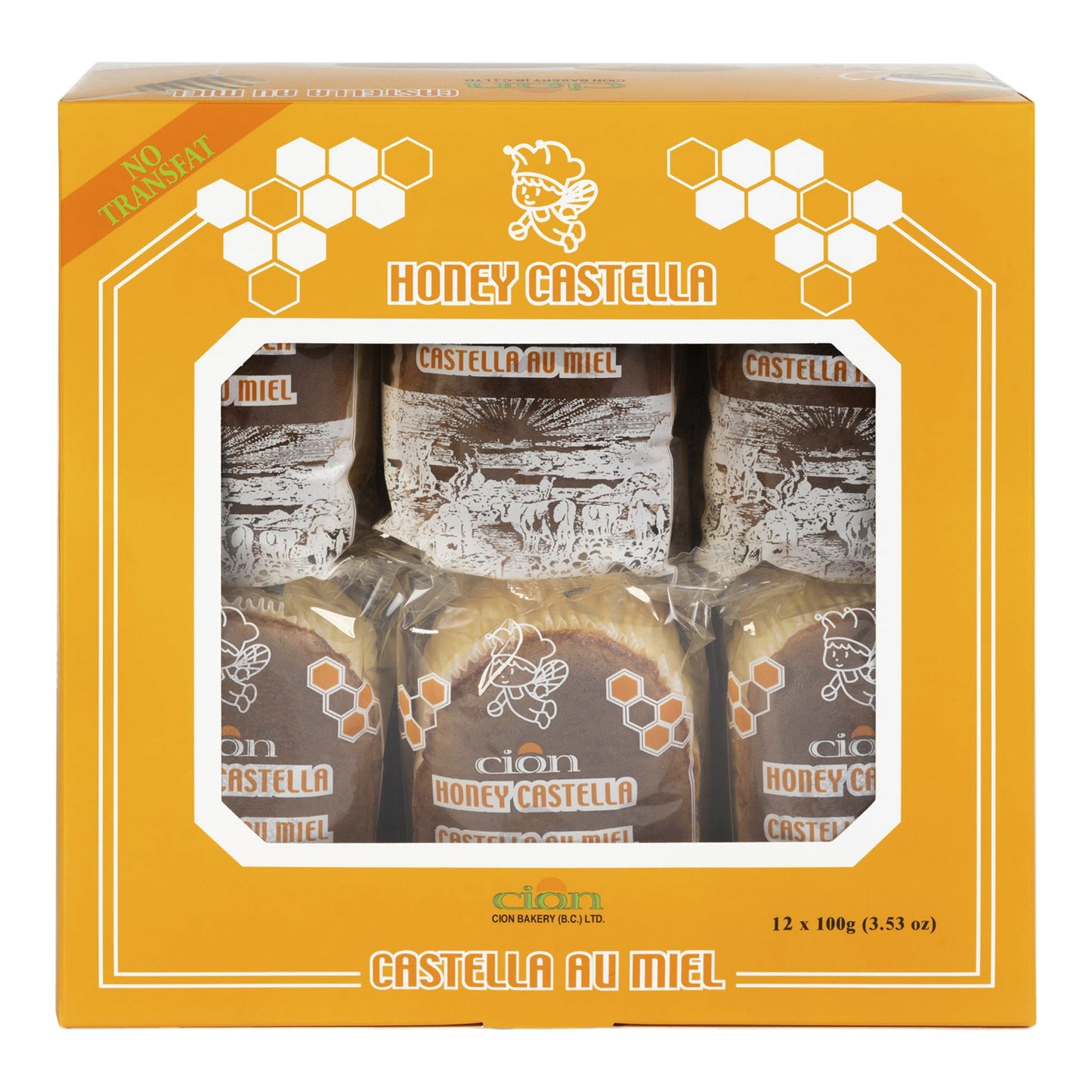 Cion Castella Cake, 12 x 100 g - image 1