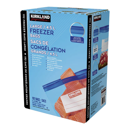 Kirkland Signature Large Freezer Bags, 6 Packs of 32 - image 2