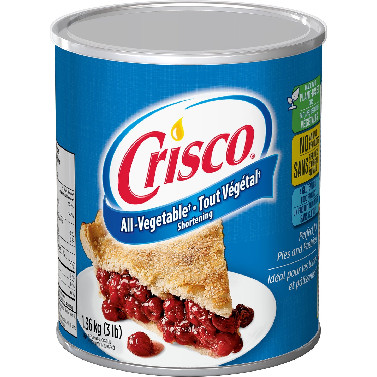 Crisco All-Vegetable Shortening 1.36 kg - image 1