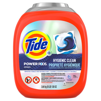 Tide Hygienic Clean Power PODS Laundry Detergent Pacs Original, 79 count - image 1