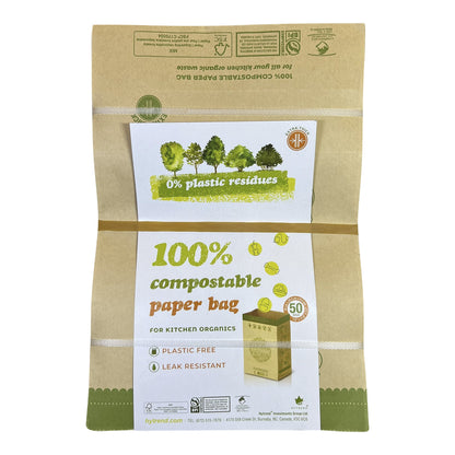 Hytrend Kitchen Organic Waste Paper Bag, Pack of 50 - image 1
