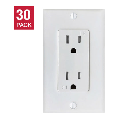 Xtricity - Decorative Duplex Receptacle TR 15 Amp, 30-pack - image 1
