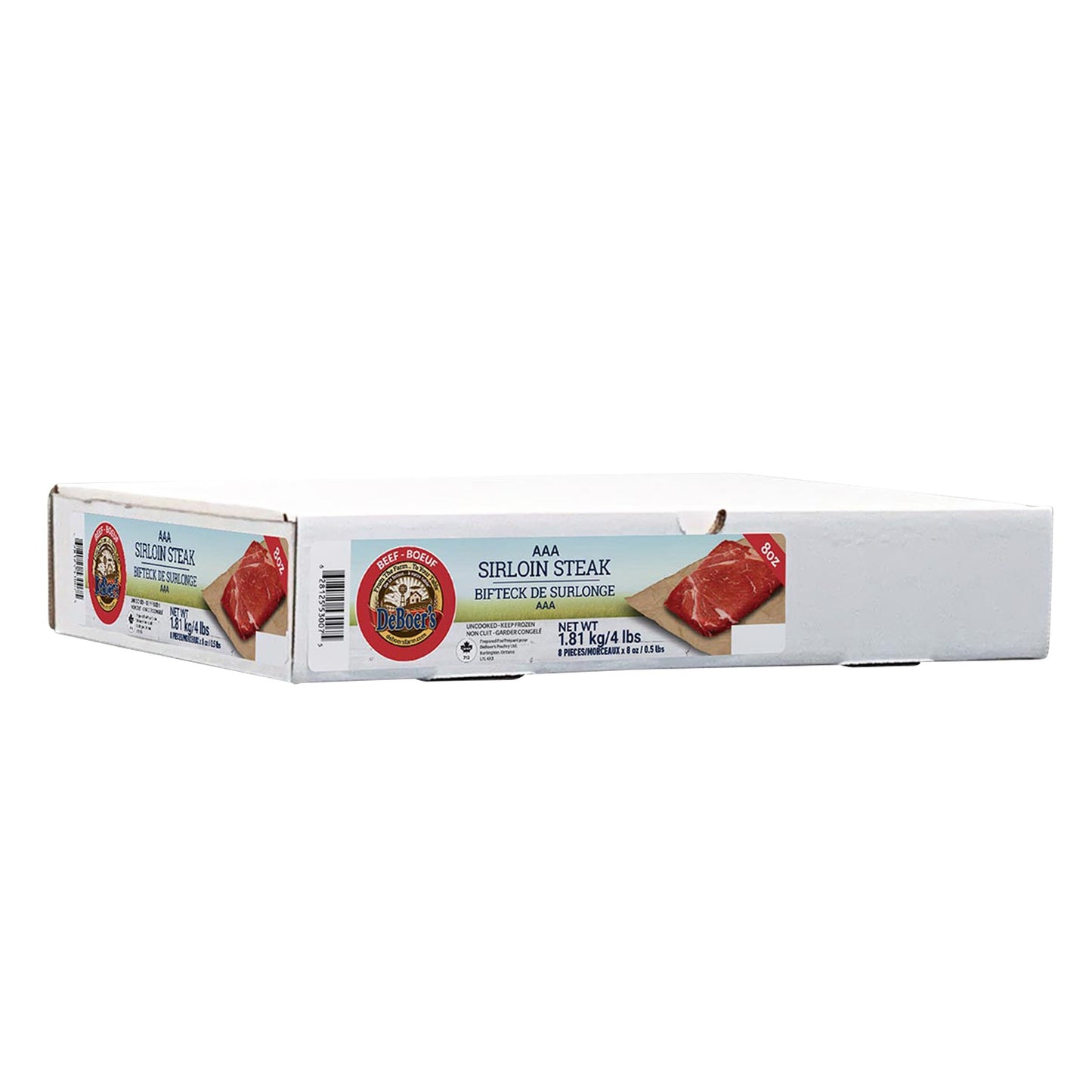 DeBoer's Frozen Canada AAA Boneless Ribeye Steaks,  6 count - image 1