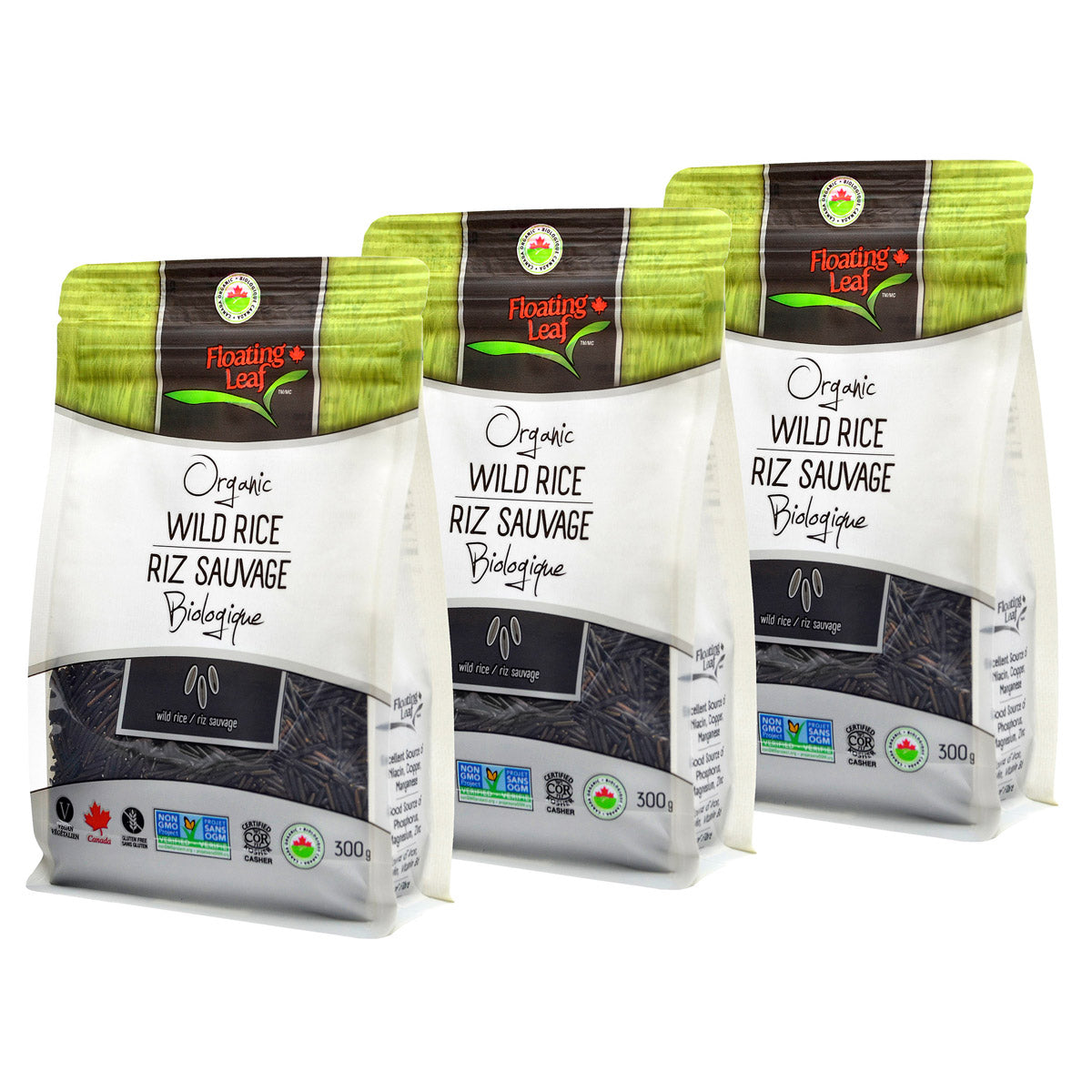 Floating Leaf Organic Wild Rice, 3 × 300 g - image 2