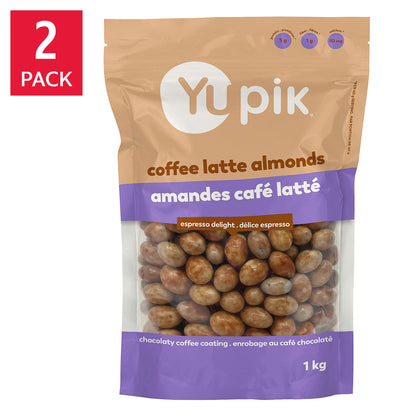 Yupik, Coffee Latte Almonds, 2 × 1 kg - image 1