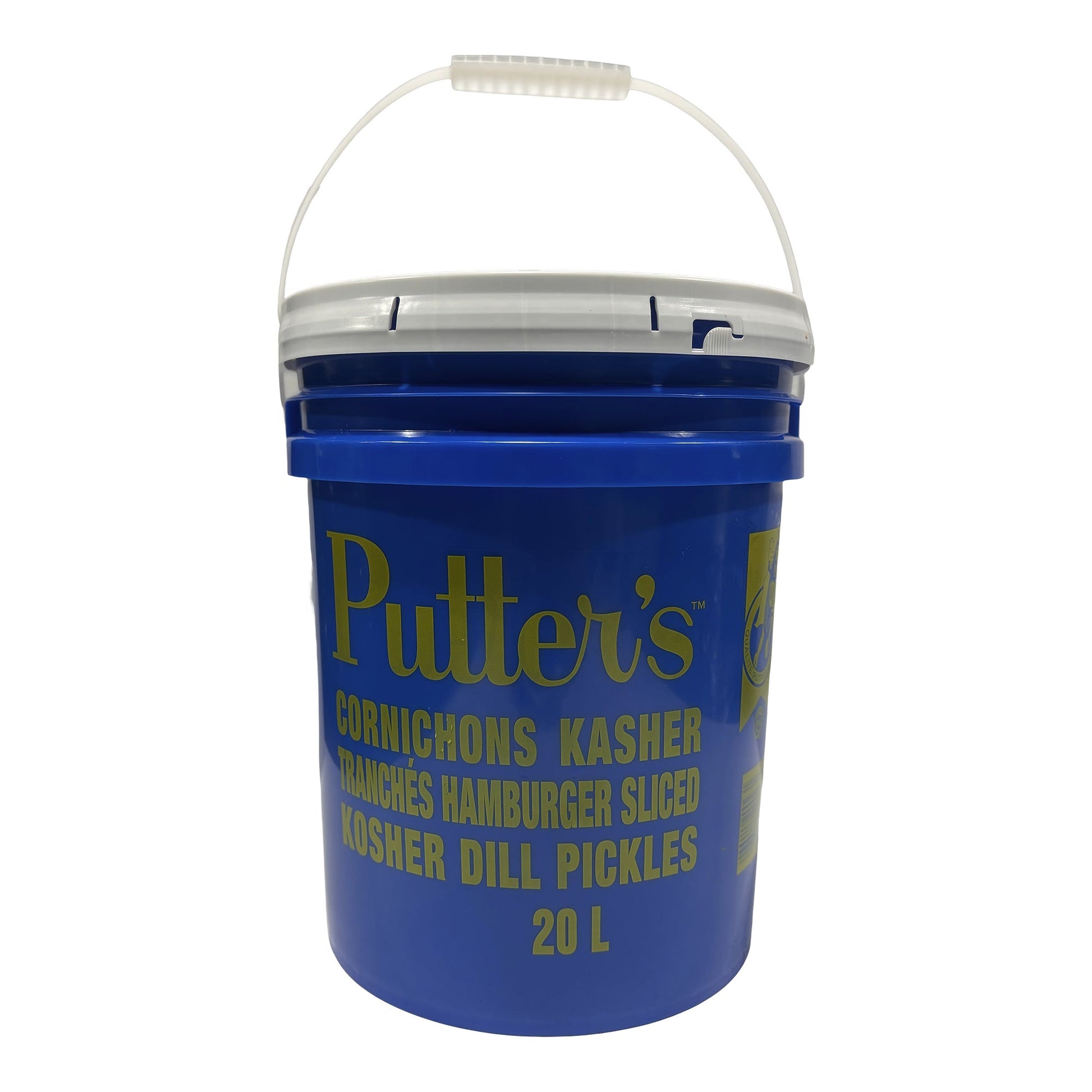 Putter's Kosher Hamburger Sliced Pickles, 20L - image 1