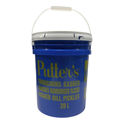 Putter's Kosher Hamburger Sliced Pickles, 20L - image 1