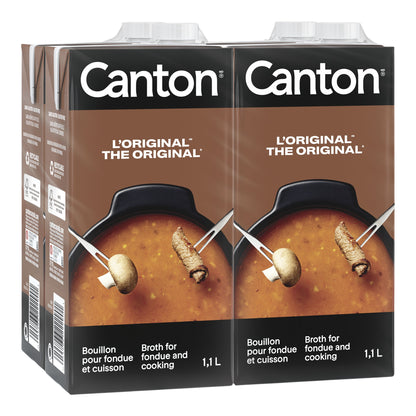 Canton - Original Fondue Broth, 4 × 1.1 L - image 1