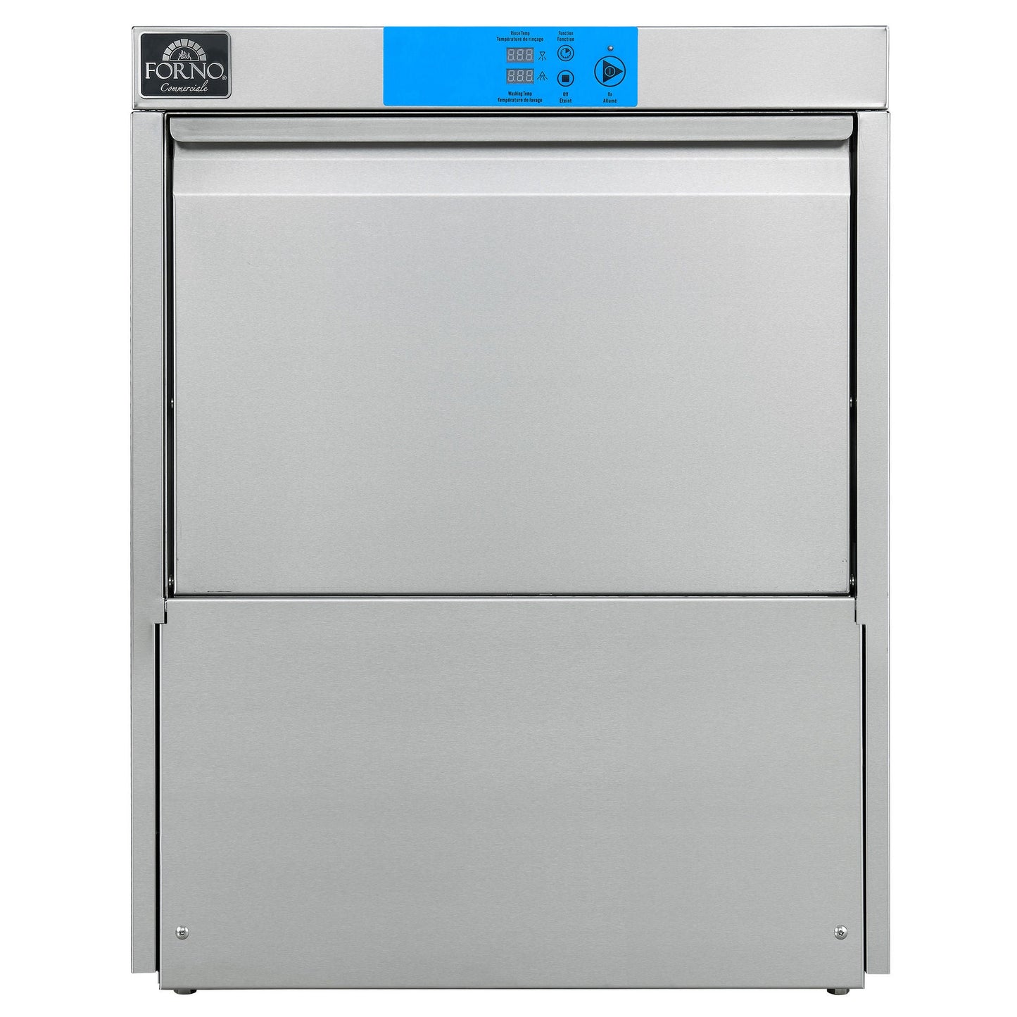 Forno 24 in. Stainless Steel Commercial Under-Counter Dishwasher with In-built Detergent and Rinse Aid Pumps - image 1