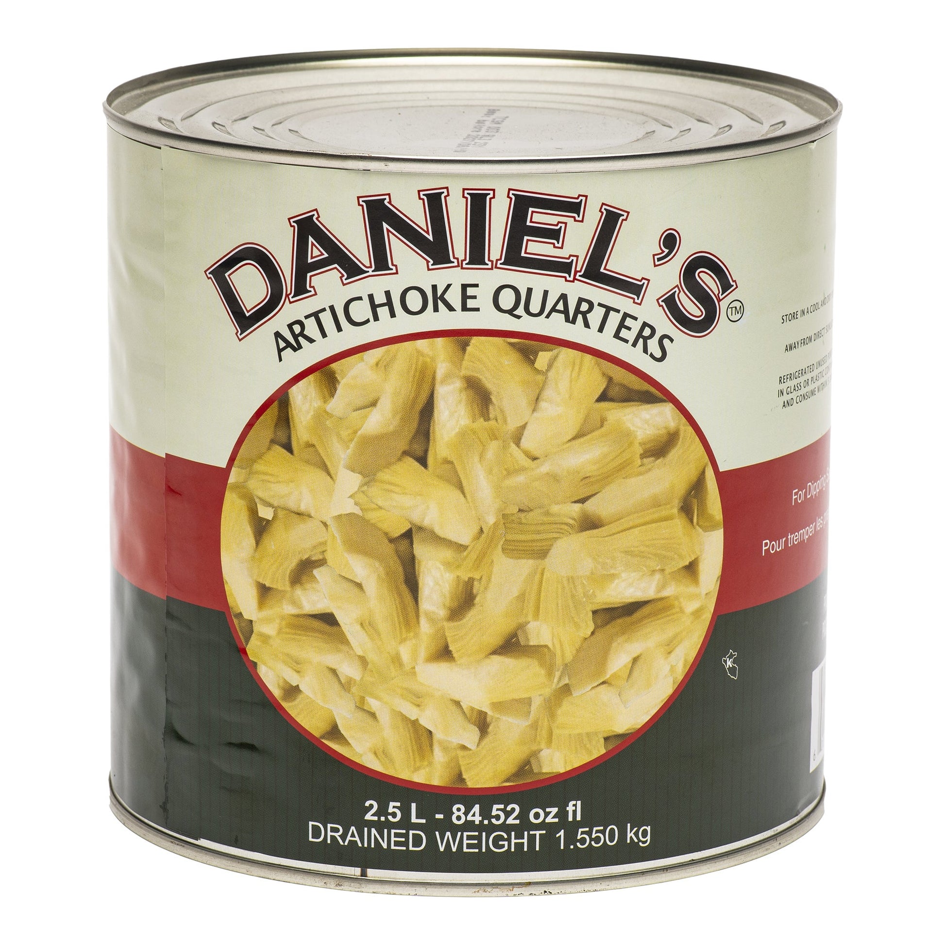 Daniel's Artichoke Quarters, 2.56 L - image 1